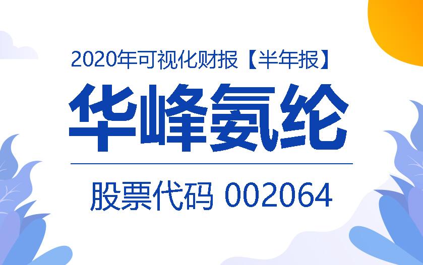 一图读财报：华峰氨纶2020年上半年实现营收60.98亿元