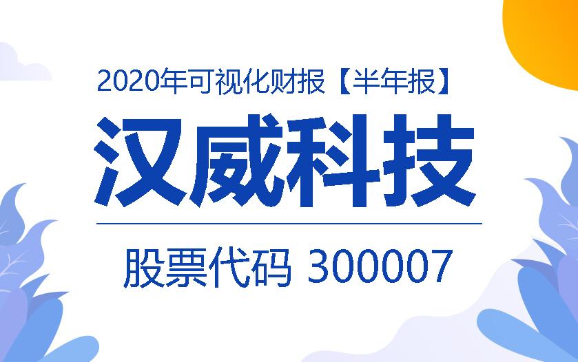 一图读财报：汉威科技2020年上半年实现营收9.07亿元