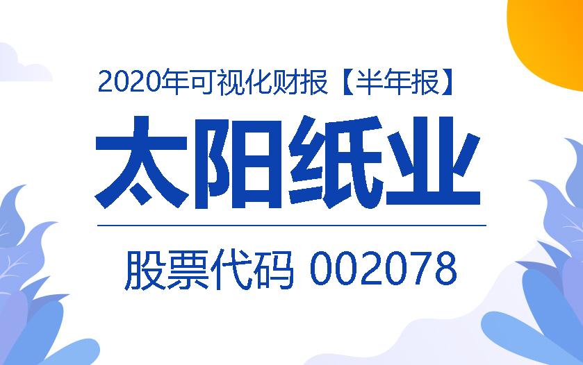 一图读财报：太阳纸业2020年上半年实现营收104.28亿元