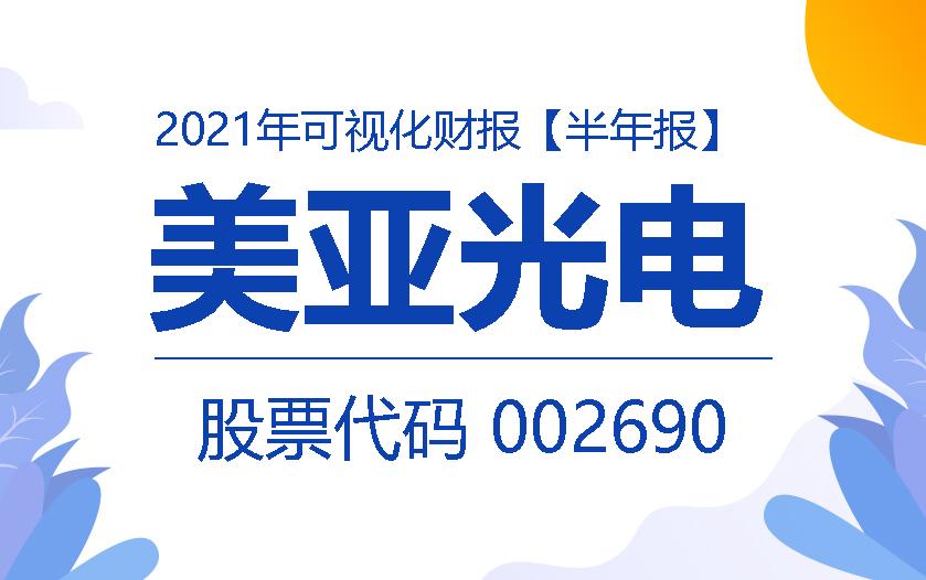 一图读财报：美亚光电2021上半年净利同比增长68.89%